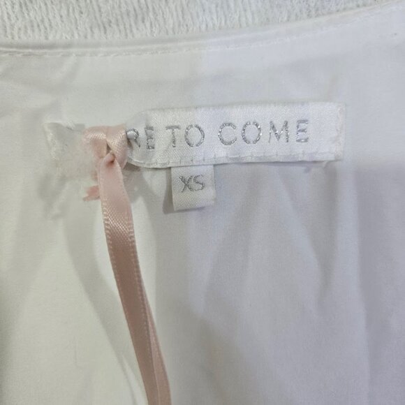 NWT MORE TO COME Rae Midi Dress in White Size XS - Picture 10 of 13